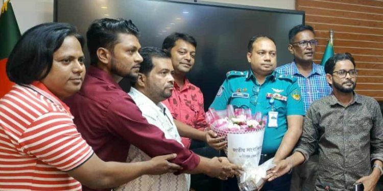 গাজীপুর মেট্রোপলিটন পুলিশ কমিশনারের সাথে জাতীয় সাংবাদিক সংস্থা গাজীপুর জেলা কমিটির মতবিনিময়