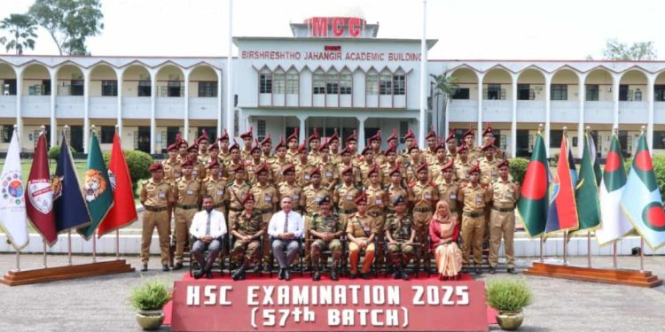 এইচ এস সি পরীক্ষায় মির্জাপুর ক্যাডেট কলেজে ৪৬ জনের মধ্যে ৪৬ জন জিপিএ-৫ পেয়ে উত্তীর্ণ
