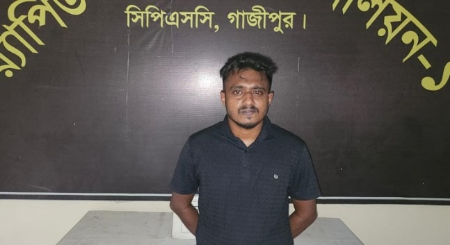 গাজীপুরে রনি হত্যা মামলার প্রধান আসামি গ্রেফতার
