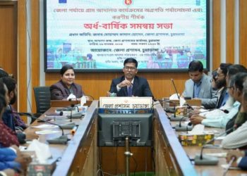 চুয়াডাঙ্গার জেলা প্রশাসকের ব্যস্ত দিনব্যাপী কর্মযজ্ঞ উন্নয়ন, সেবা ও ন্যায়বিচারে সমন্বয়মুখী অগ্রযাত্রা