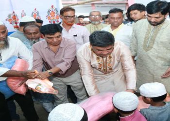 রাষ্ট্র নায়ক তারেক রহমানের ৬১ তম জন্মদিন উপলক্ষে সরকার জাবেদ আহমেদ সুমনের এতিম দুঃস্থদের মাঝে খাবার ও শীতবস্ত্র বিতরণ