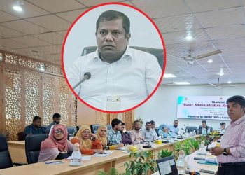 গাসিকের প্রশিক্ষণে অস্থায়ী কর্মকর্তা-কর্মচারীরা, নামের পাশে কর্মপদবী, দায় স্বীকার সচিবের