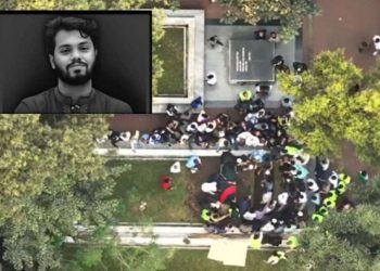 বিদ্রোহী নজরুলের পাশে শায়িত বিপ্লবী, শরীফ ওসমান বিন হাদির জানাজায় হাজারো মানুষের ভিড়