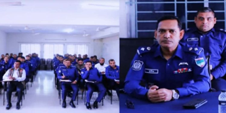 চুয়াডাঙ্গায় নির্বাচনী দায়িত্বে পুলিশের দক্ষতা বৃদ্ধিতে ৩ দিনব্যাপী প্রশিক্ষণ