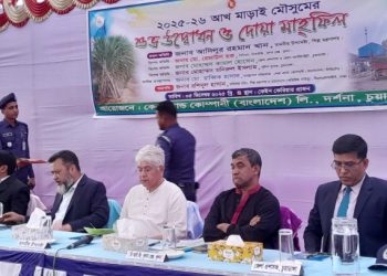 দর্শনার কেরুজ আখ মাড়াই মৌসুমের উদ্ধোধন