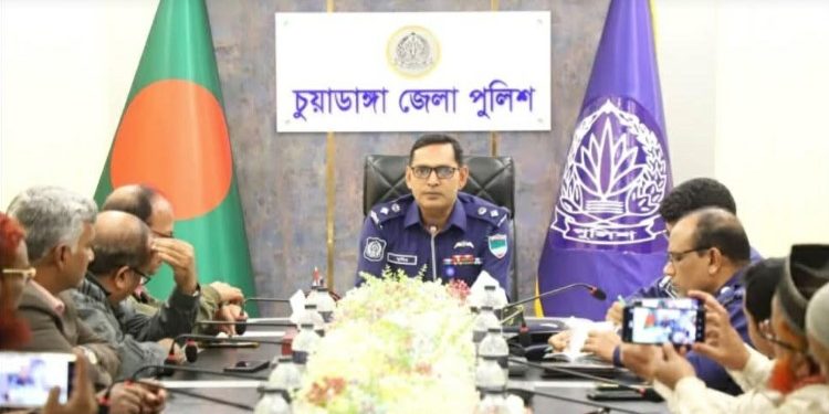 চাঁদাবাজ যেই হোক, আমাদের অবস্থান জিরো টলারেন্স : চুয়াডাঙ্গায় নবাগত পুলিশ সুপার