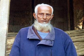 বৃদ্ধ নরুল ইসলামের মাথা ঘুচার ঠায়ে পুত্রবধূ মমতাজ বেগমের বাঁধা