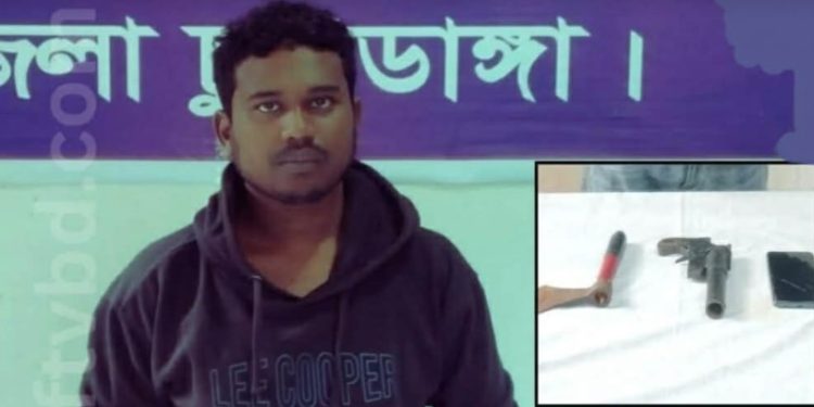 আলমডাঙ্গায় সেনাবাহিনী–পুলিশের যৌথ অভিযানে অস্ত্রসহ এক যুবক গ্রেফতার