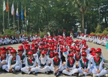 গাজীপুরের কালিয়াকৈরে জাতীয় ক্যাম্প সাইটে রেঞ্জার ক্যাম্প উদ্বোধন