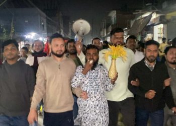 গাজীপুর-২ আসনের বিএনপি প্রার্থী পক্ষে টঙ্গীতে গণসংযোগ