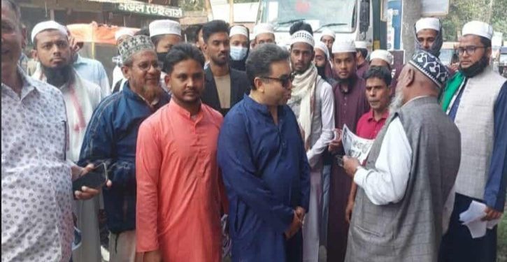 চুয়াডাঙ্গায় ধানের শীষের সমর্থনে গণসংযোগ করলেন সাহিদুজ্জামান টরিক