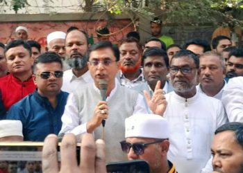 গাজীপুর-১ আসনের বিএনপি মনোনীত প্রার্থী মজিবুর রহমানের নির্বাচনী গণসংযোগ শুরু