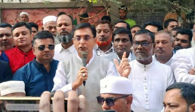 গাজীপুর-১ আসনের বিএনপি মনোনীত প্রার্থী মজিবুর রহমানের নির্বাচনী গণসংযোগ শুরু