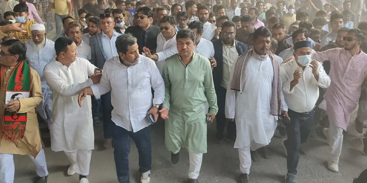 টঙ্গীতে বিএনপির গণমিছিল, রনির সমর্থনে নেতাকর্মীদের জোয়ার