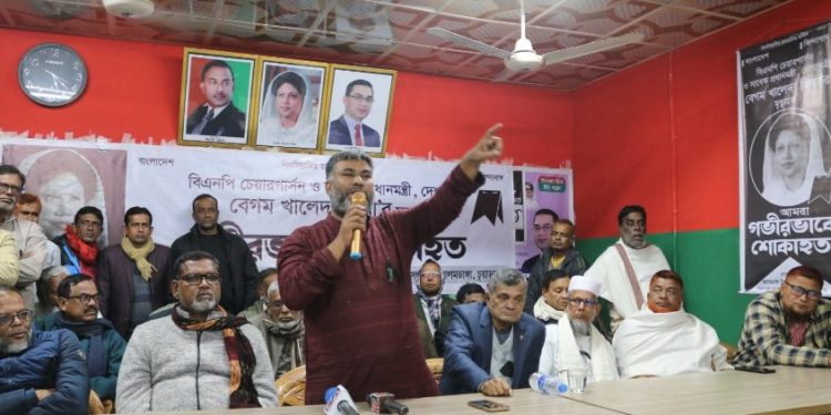 আলমডাঙ্গা উপজেলা ও পৌর বিএনপির মতবিনিময় সভা অনুষ্ঠিত