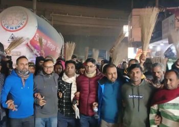 পূবাইল থানা যুবদলের (আংশিক) কমিটি ঘোষণায় পূবাইলে ঝাড়ু মিছিল