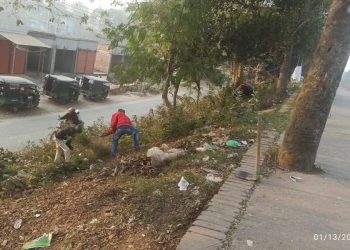 আলমডাঙ্গা শহরে পরিচ্ছন্নতা কর্মসূচি পরিচ্ছন্ন নগরের প্রত্যয়ে প্রশাসনের উদ্যোগ