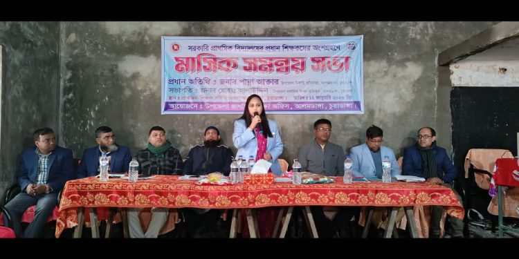 আলমডাঙ্গায় সরকারি প্রাথমিক বিদ্যালয়ের প্রধান শিক্ষকদের বছরের প্রথম সমন্বয় সভা অনুষ্ঠিত