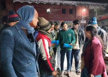 আলমডাঙ্গায় গণভোট ২০২৬ উপলক্ষে পৌরসভার জনসচেতনামূলক লিফলেট বিতরণ