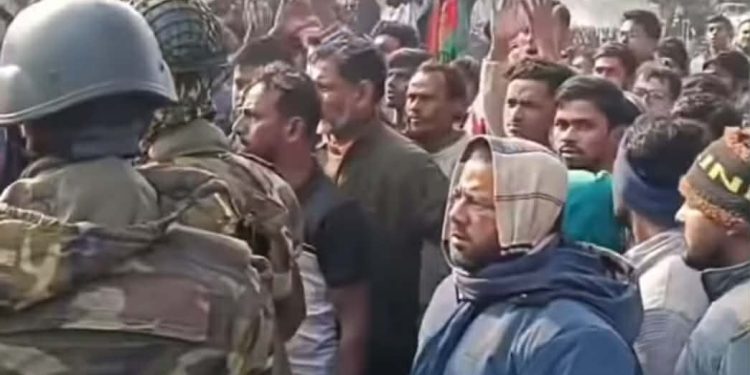 চুয়াডাঙ্গার জীবননগর পৌর বিএনপির সাঃ সম্পাদক ডাবলুর সেনা হেফাজতে মৃত্যু,এলাকাবাসীর বিক্ষোভ